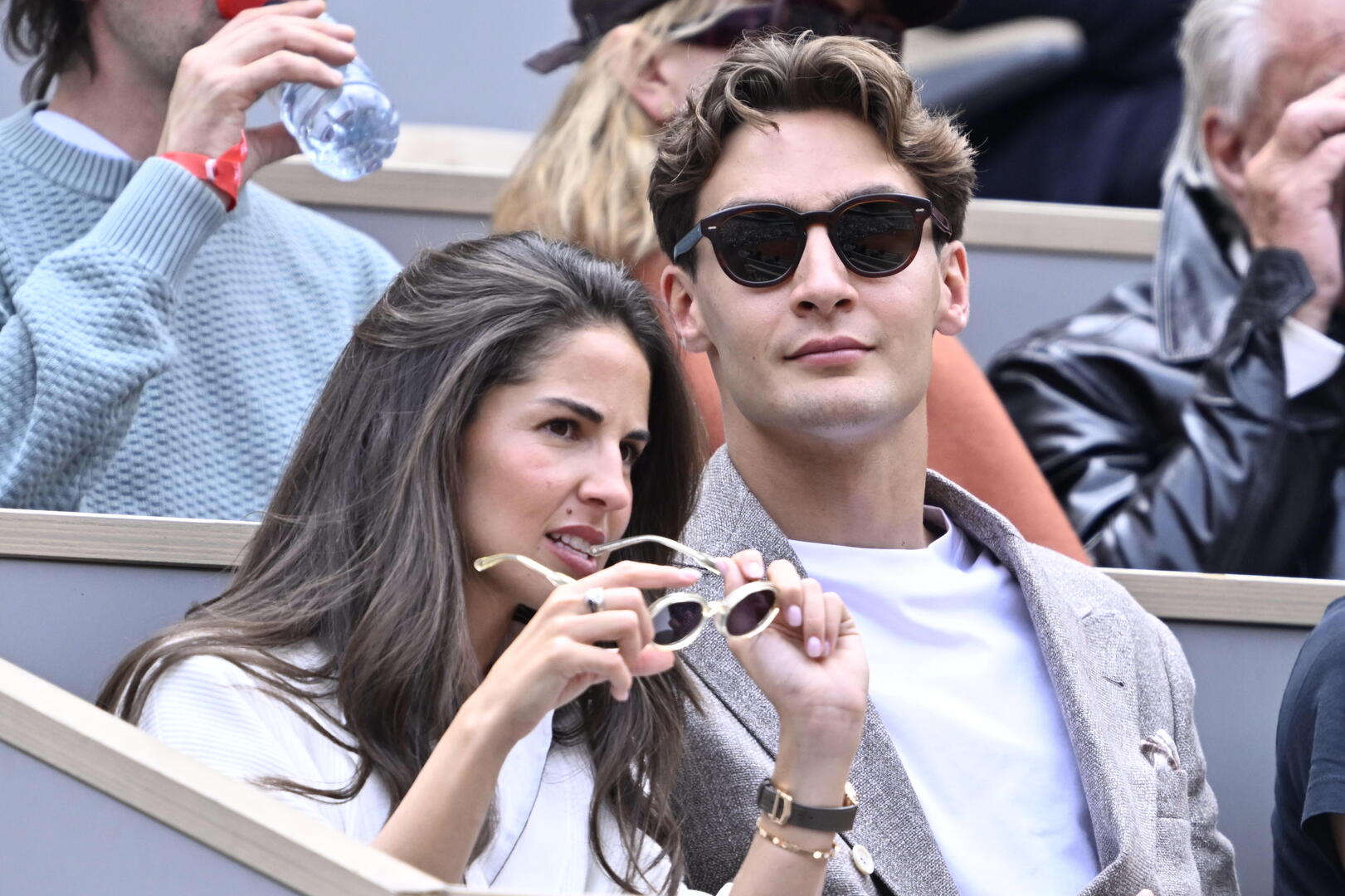 George Russell at the 2025 French Open Men's Single Final.