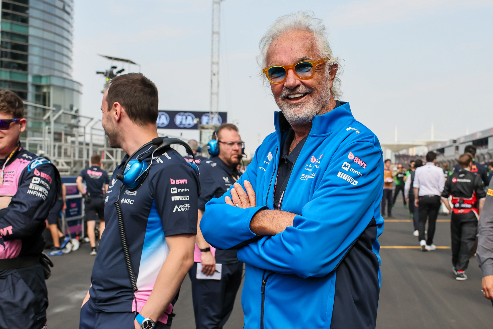 Flavio Briatore, executive advisor for the BWT Alpine F1 Team, at the Formula 1 Chinese Grand Prix.